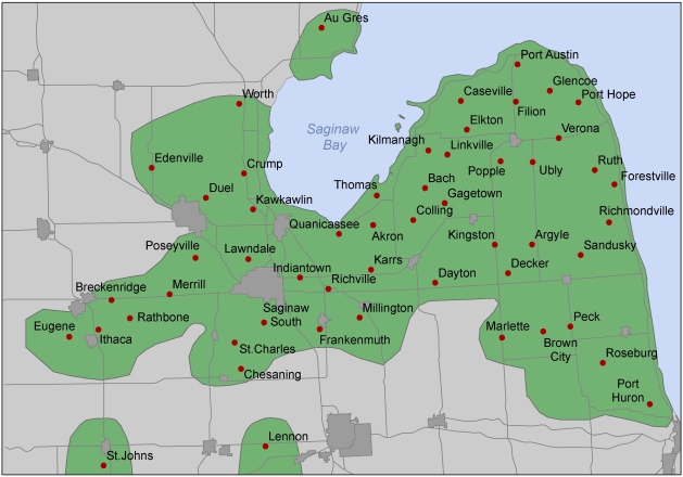 BEETcast Station Locations