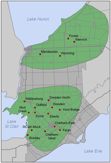 BEETcast Station Locations